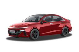 Hyundai Verna Color Fiery Red Dual Tone